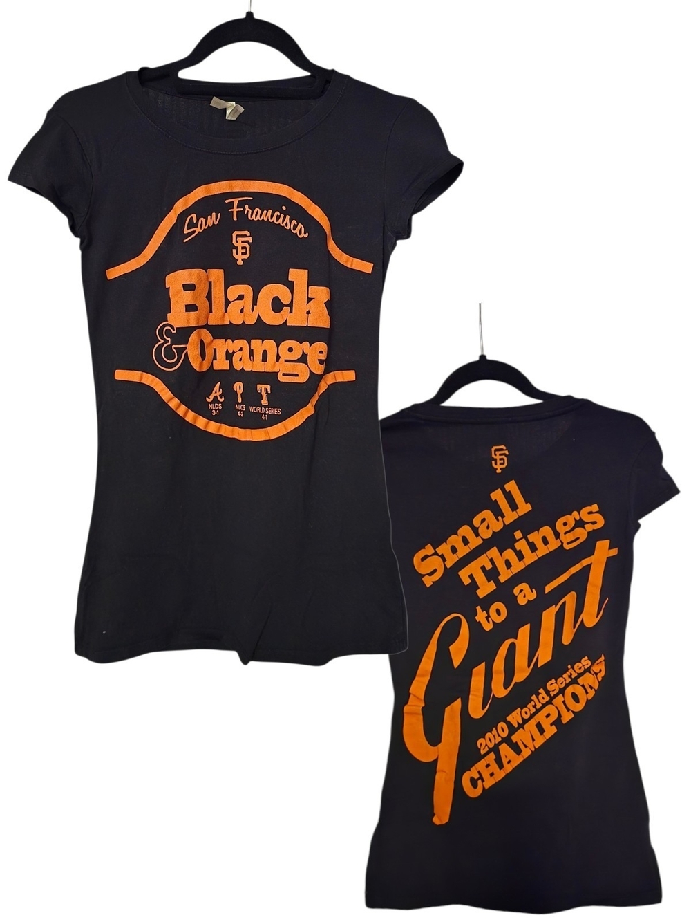 San Francisco Giants Black & Orange Women's Graphic Tee